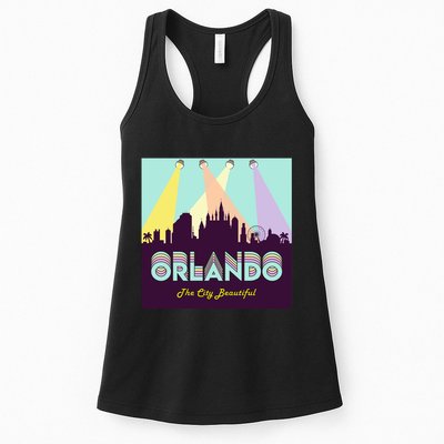 Retro Orlando Florida Womens Tank Top