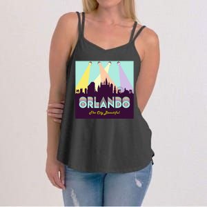 Retro Orlando Florida Women's Strappy Tank