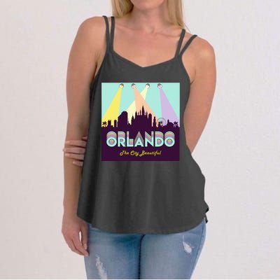 Retro Orlando Florida Women's Strappy Tank