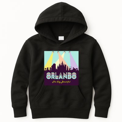 Retro Orlando Florida Kids Hoodie