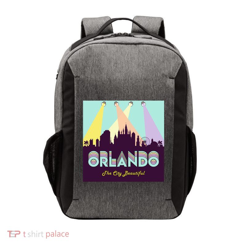 Retro Orlando Florida Vector Backpack