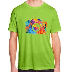 Retro Paint Camera Adult ChromaSoft Performance T-Shirt