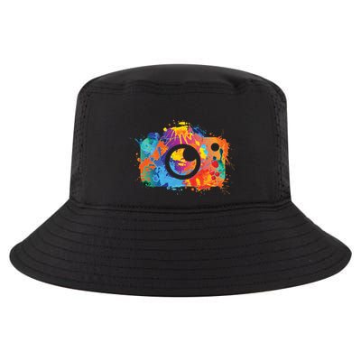 Retro Paint Camera Cool Comfort Performance Bucket Hat