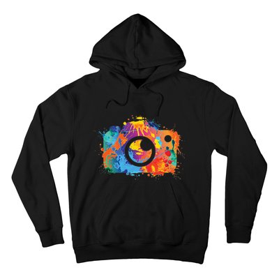 Retro Paint Camera Hoodie