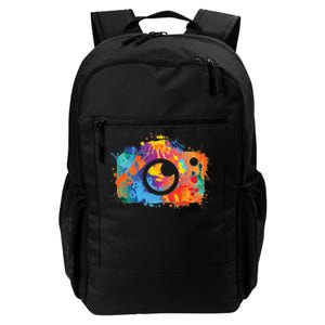 Retro Paint Camera Daily Commute Backpack