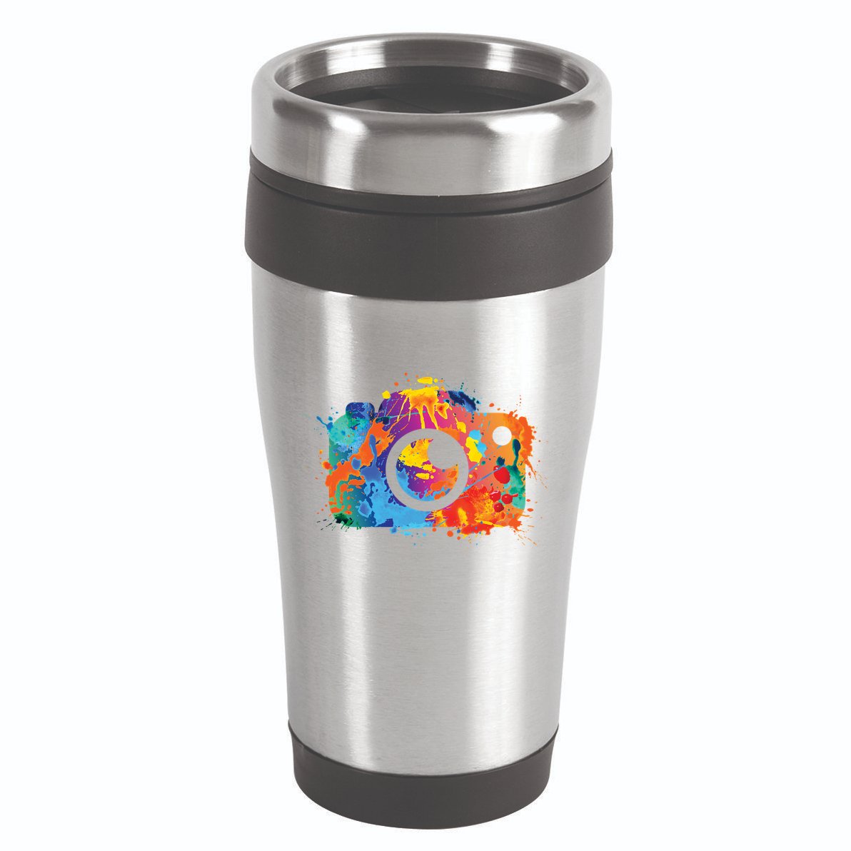 Retro Paint Camera 16oz Travel Tumbler
