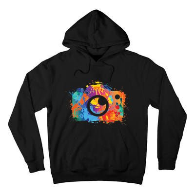 Retro Paint Camera Tall Hoodie