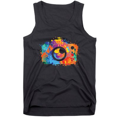 Retro Paint Camera Tank Top