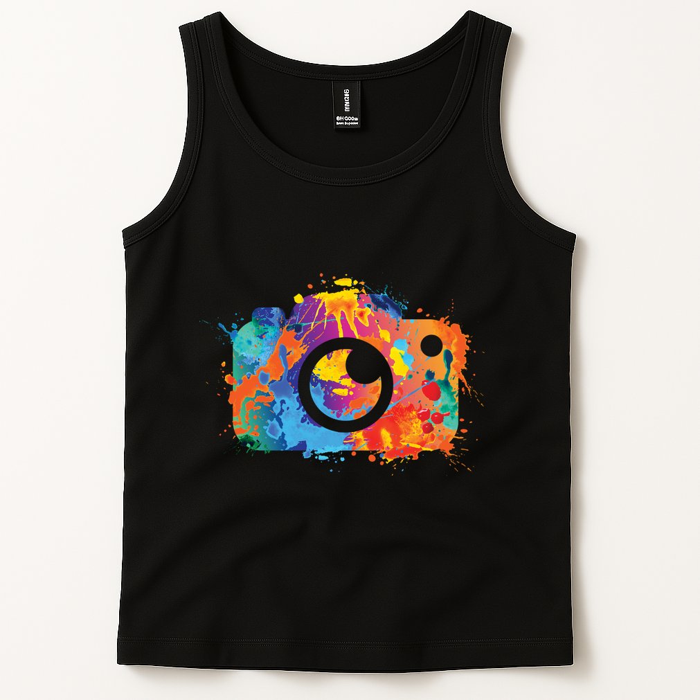 Retro Paint Camera Tank Top