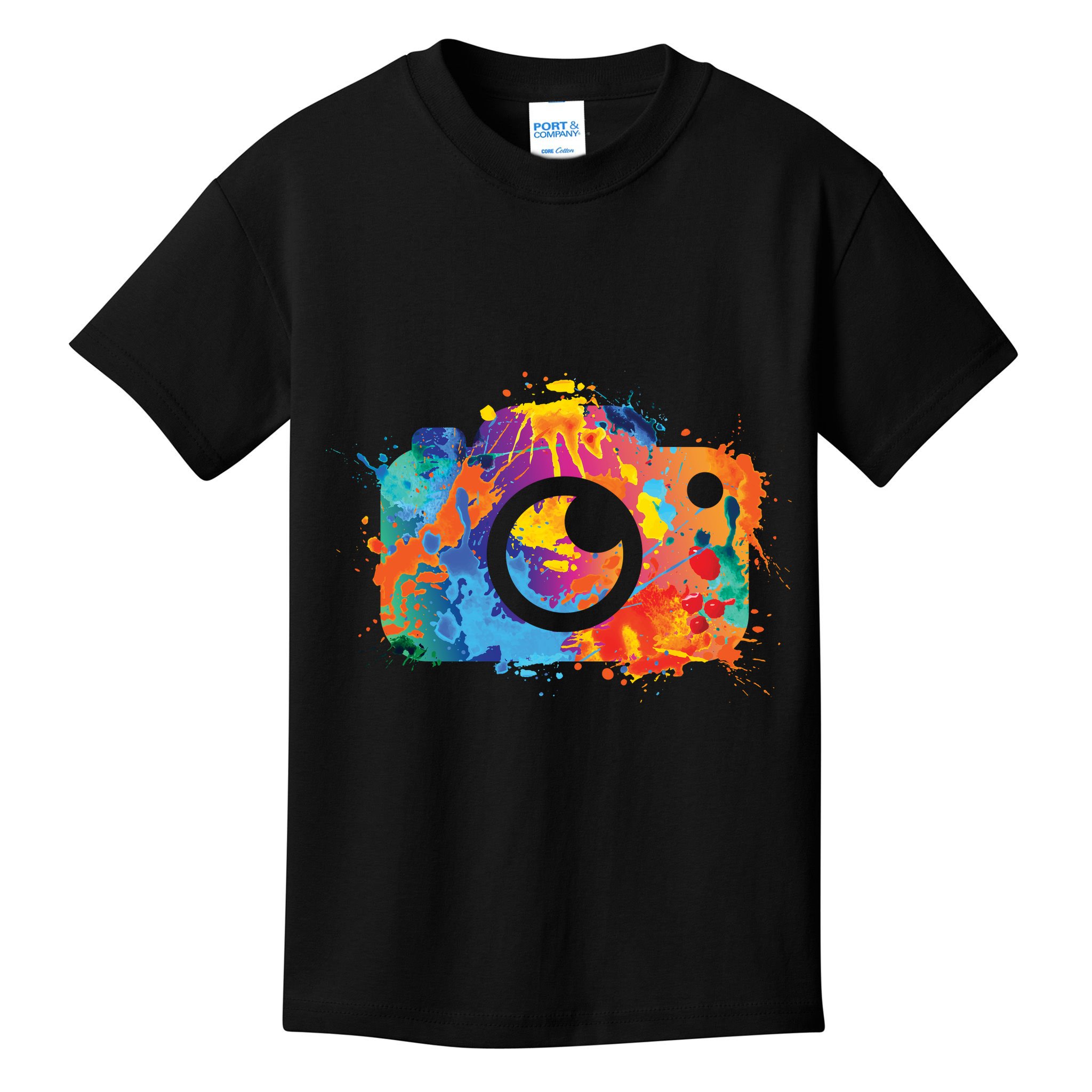 Retro Paint Camera Kids T-Shirt