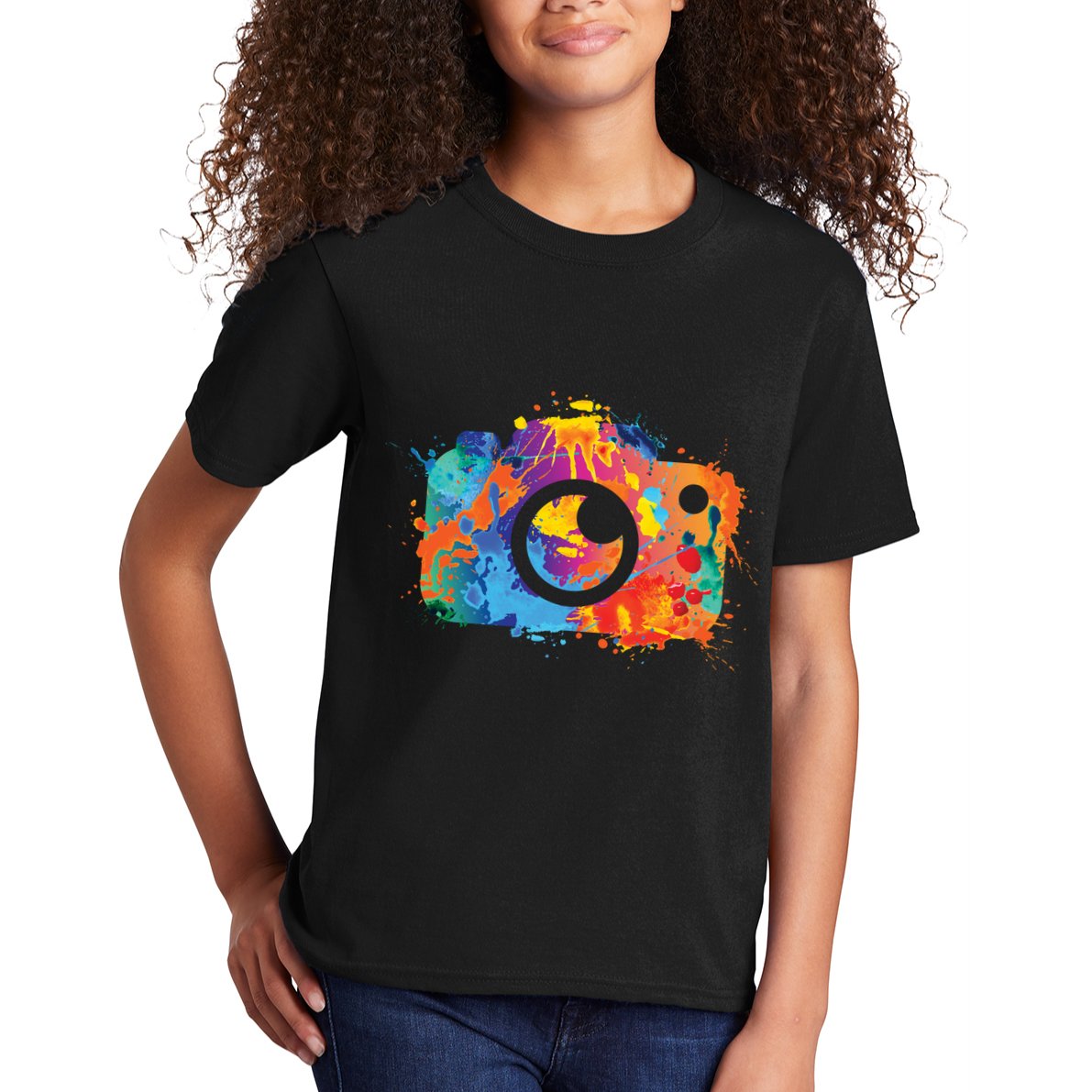 Retro Paint Camera Kids T-Shirt