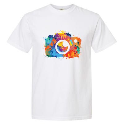 Retro Paint Camera Garment-Dyed Heavyweight T-Shirt