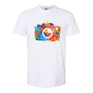 Retro Paint Camera Softstyle CVC T-Shirt