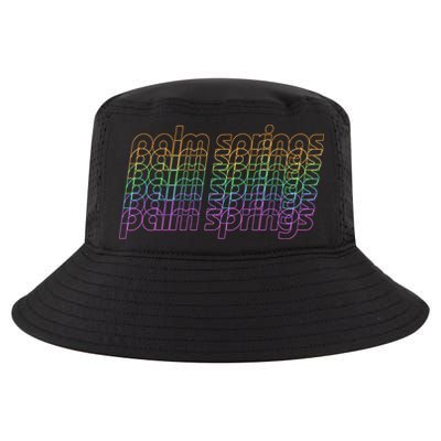 Retro Palm Springs Retro Multicolor Cool Comfort Performance Bucket Hat