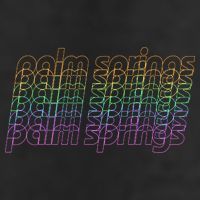 Retro Palm Springs Retro Multicolor 7 Panel Mesh Trucker Snapback Hat