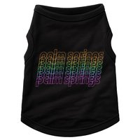 Retro Palm Springs Retro Multicolor Doggie Tank
