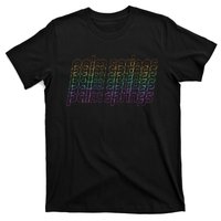 Retro Palm Springs Retro Multicolor T-Shirt