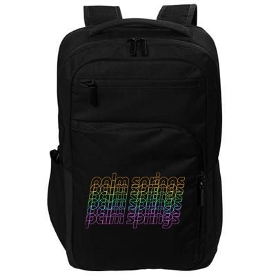 Retro Palm Springs Retro Multicolor Impact Tech Backpack