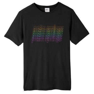 Retro Palm Springs Retro Multicolor Tall Fusion ChromaSoft Performance T-Shirt