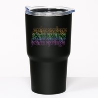 Retro Palm Springs Retro Multicolor Tumbler