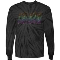 Retro Palm Springs Retro Multicolor Tie-Dye Long Sleeve Shirt