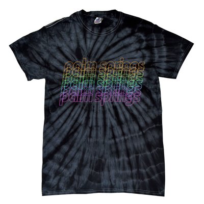 Retro Palm Springs Retro Multicolor Tie-Dye T-Shirt
