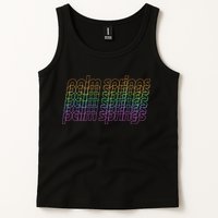 Retro Palm Springs Retro Multicolor Tank Top