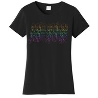 Retro Palm Springs Retro Multicolor Women's T-Shirt