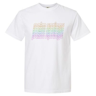 Retro Palm Springs Retro Multicolor Garment-Dyed Heavyweight T-Shirt