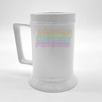 Retro Palm Springs Retro Multicolor Beer Stein