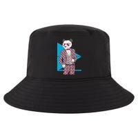 Retro Panda Platted Suit Graphic Cool Comfort Performance Bucket Hat