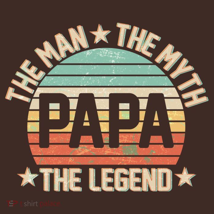Retro Papa The Man Myth Legend Poster