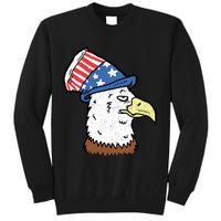 Retro Patriotic Bald Eagle  Sweatshirt
