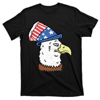 Retro Patriotic Bald Eagle  T-Shirt