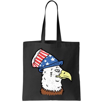 Retro Patriotic Bald Eagle  Bag