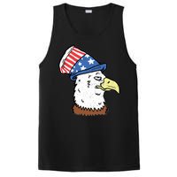 Retro Patriotic Bald Eagle  PosiCharge Competitor Tank