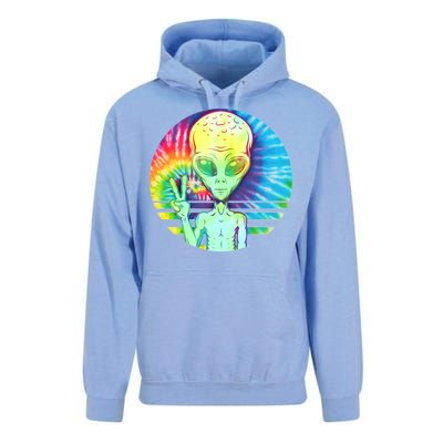 Retro Peace Alien Hippie Unisex Surf Hoodie