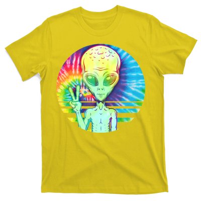 Retro Peace Alien Hippie T-Shirt