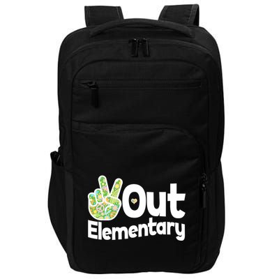 Retro Peace Out Elementary  Impact Tech Backpack