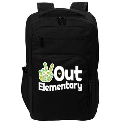 Retro Peace Out Elementary  Impact Tech Backpack