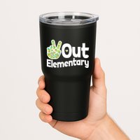 Retro Peace Out Elementary  Tumbler