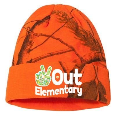 Retro Peace Out Elementary  Kati Licensed 12" Camo Beanie