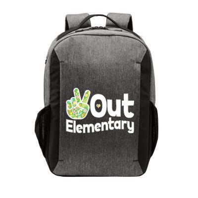 Retro Peace Out Elementary  Vector Backpack