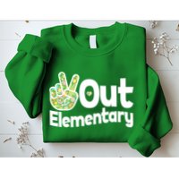 Retro Peace Out Elementary  Sweatshirt