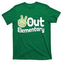 Retro Peace Out Elementary  T-Shirt