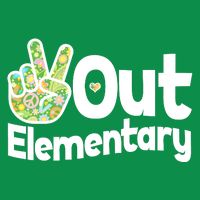 Retro Peace Out Elementary  Tall T-Shirt