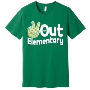 Retro Peace Out Elementary  Premium T-Shirt