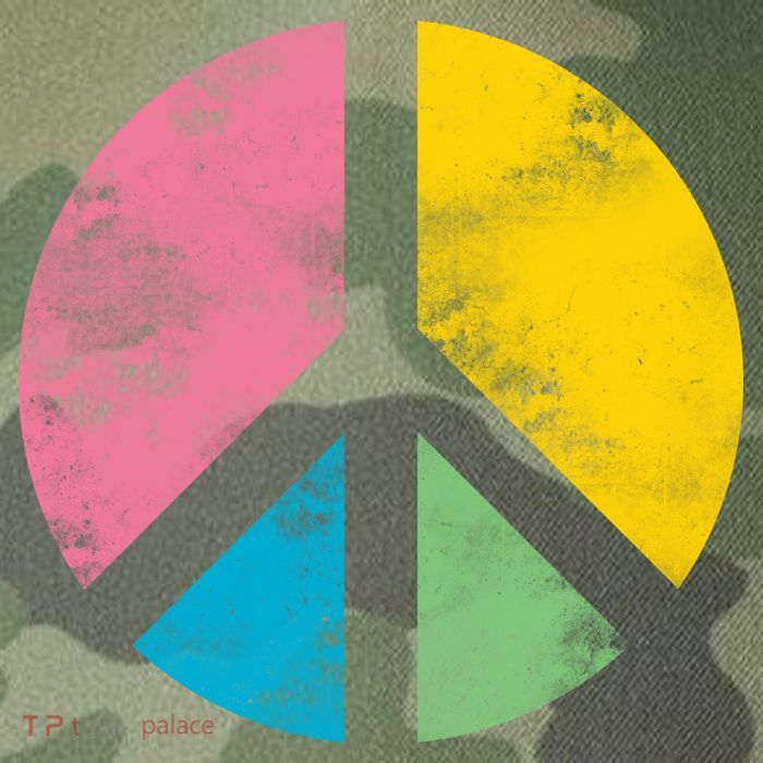 Retro Peace Sign Legacy Tie Dye Trucker Hat