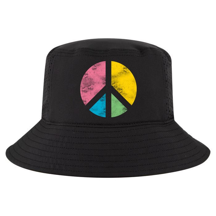 Retro Peace Sign Cool Comfort Performance Bucket Hat
