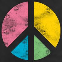 Retro Peace Sign Cool Comfort Performance Bucket Hat